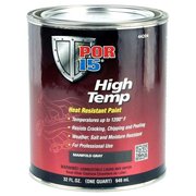 Por-15 Por-15 POR44204 1 qt. High Temperature Factory Paint; Gray POR44204